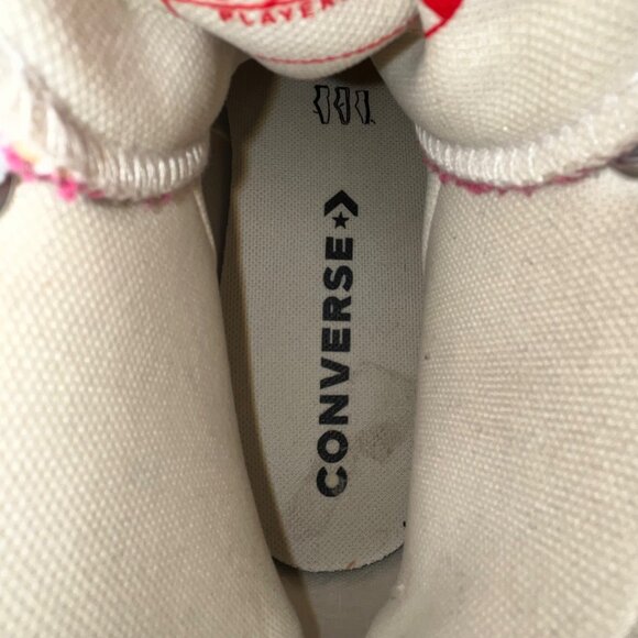 Converse Unisex Burgundy Red High-Top Platform Textured Sole Sneakers Size 7.5 - Picture 7 of 12